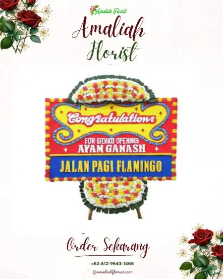 Sewa Papan Bunga Plataran Dharmawangsa Jakarta